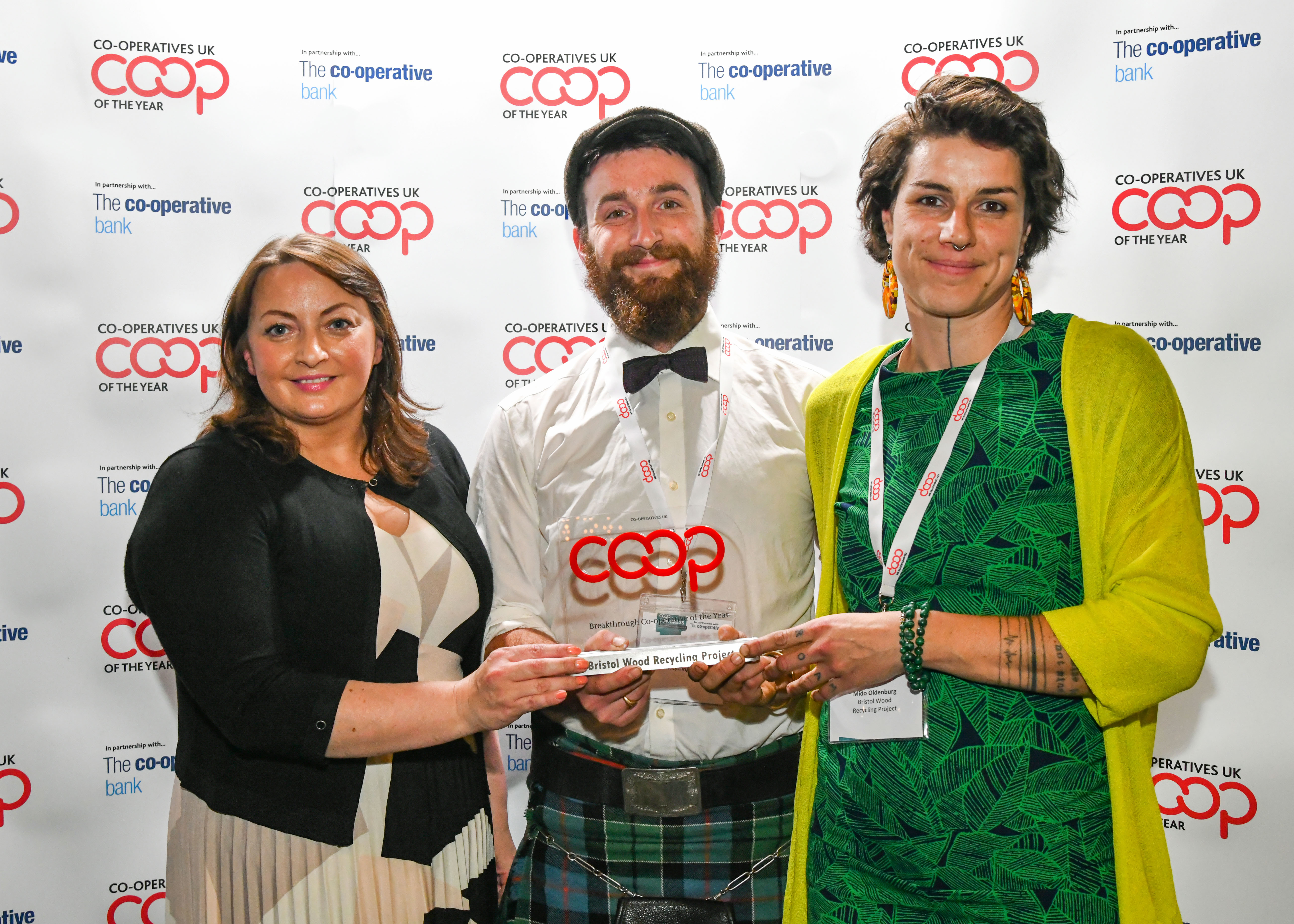 bristolwoodrecycling Bristol wood recycling award acceptance